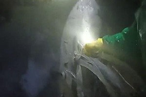 平顶山消防水池堵漏现场